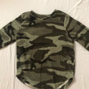 Camo sweater